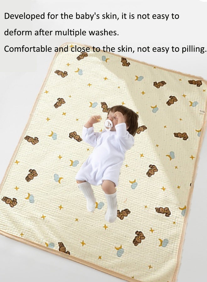 Aissiora 50x70 cm Waterproof baby pads, baby pee pads, Crib waterproof mat Reusable incontinence pads, Suitable for children, the elderly, women and pets - Image 5